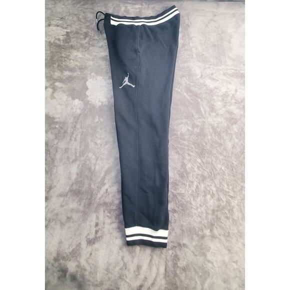 Nike Air Jordan Sz M Jogger Sweatpants Men Black Flight Essentials Workout C11 - Picture 9 of 11
